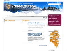Tablet Screenshot of ccvallee-aspe.fr
